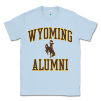 Dusty Blue wyoming cowboys apparel alumni classic arch long sleeve t shirt Classic Tee - linhVisuals