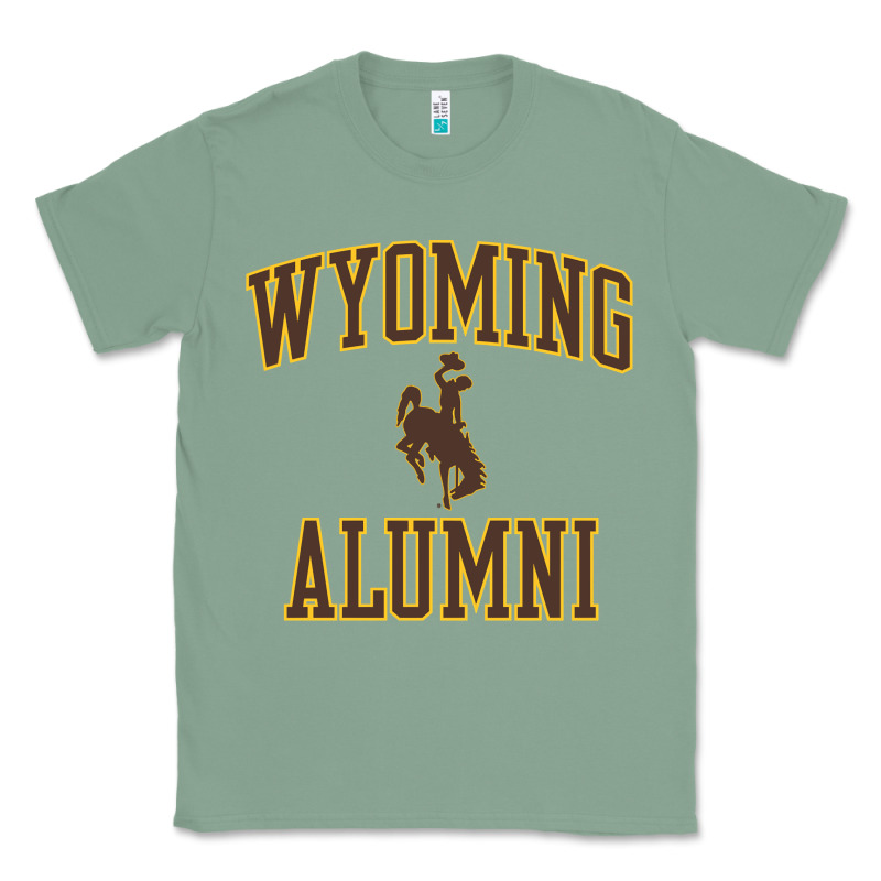 Wyoming Cowboys Apparel Alumni Classic Arch Long Sleeve T Shirt Classic Tee by linhVisuals | Teevron