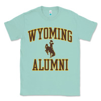 Seafoam wyoming cowboys apparel alumni classic arch long sleeve t shirt Classic Tee - linhVisuals