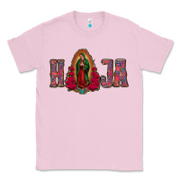 Bubblegum Pink Hija Lady Of Guadalupe Classic Tee - Jasminsmagicworld