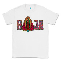 White Hija Lady Of Guadalupe Classic Tee - Jasminsmagicworld
