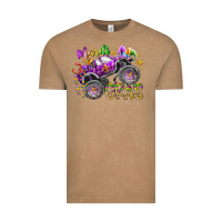 Vintage Coffee mardi gras monster truck Vintage Tee - RacoonDesign