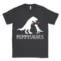 Smoke womens mommysaurus mom and baby dinosaur v neck t shirt Classic Tee - linhVisuals