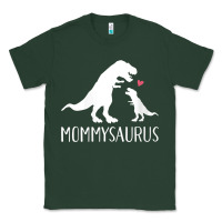 Sports Green womens mommysaurus mom and baby dinosaur v neck t shirt Classic Tee - linhVisuals