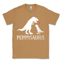 Toasted Coconut womens mommysaurus mom and baby dinosaur v neck t shirt Classic Tee - linhVisuals