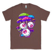 Chestnut psychedelic mushroom hippie magic fungus shrooms trance rave t shirt Classic Tee - linhVisuals