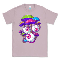 Lilac psychedelic mushroom hippie magic fungus shrooms trance rave t shirt Classic Tee - linhVisuals