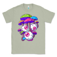 Matcha psychedelic mushroom hippie magic fungus shrooms trance rave t shirt Classic Tee - linhVisuals