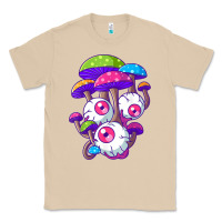 Mushroom psychedelic mushroom hippie magic fungus shrooms trance rave t shirt Classic Tee - linhVisuals