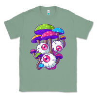 Sage psychedelic mushroom hippie magic fungus shrooms trance rave t shirt Classic Tee - linhVisuals