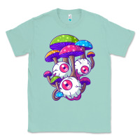 Seafoam psychedelic mushroom hippie magic fungus shrooms trance rave t shirt Classic Tee - linhVisuals
