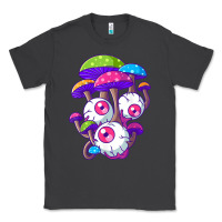 Smoke psychedelic mushroom hippie magic fungus shrooms trance rave t shirt Classic Tee - linhVisuals