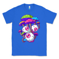 True Royal psychedelic mushroom hippie magic fungus shrooms trance rave t shirt Classic Tee - linhVisuals