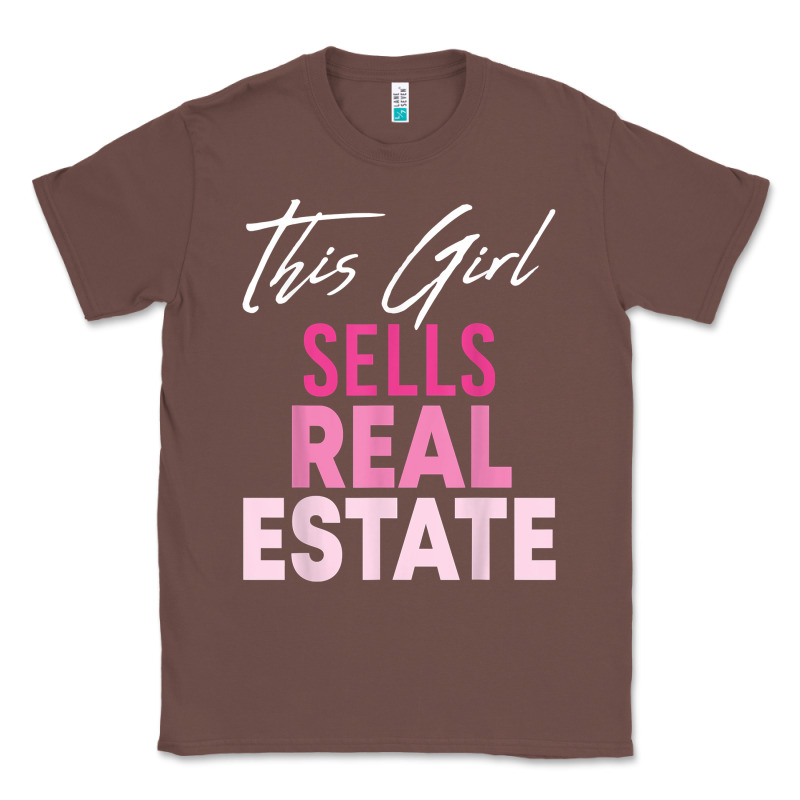 This Girl Sells Real Estate Realtor Real Estate Agent Broker T Shirt Classic Tee by linhVisuals | Teevron