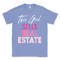 Colony Blue this girl sells real estate realtor real estate agent broker t shirt Classic Tee - linhVisuals
