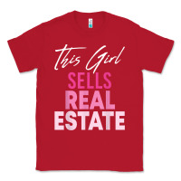 Red this girl sells real estate realtor real estate agent broker t shirt Classic Tee - linhVisuals