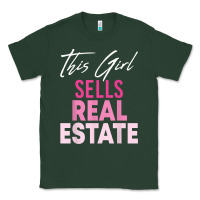 Sports Green this girl sells real estate realtor real estate agent broker t shirt Classic Tee - linhVisuals