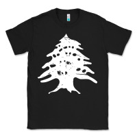 Black retro lebanon cedar lebanese Classic Tee - linhVisuals