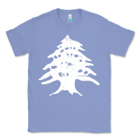 Colony Blue retro lebanon cedar lebanese Classic Tee - linhVisuals