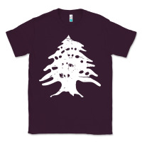 Plum retro lebanon cedar lebanese Classic Tee - linhVisuals