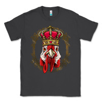 Smoke chicken chick king chicken wearing crown queen chicken animal 228 roos Classic Tee - linhVisuals