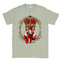 Matcha chicken chick king chicken wearing crown queen chicken animal 228 roos Classic Tee - linhVisuals