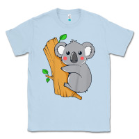 Dusty Blue kids cute koala bear   for children kids koala bear Classic Tee - linhVisuals