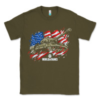 Army Green world of tanks veterans day collection (t26e3 eagle 7) t shirt Classic Tee - linhVisuals