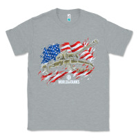 Heather Grey world of tanks veterans day collection (t26e3 eagle 7) t shirt Classic Tee - linhVisuals