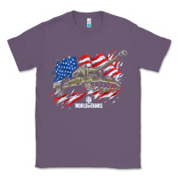 Lavender world of tanks veterans day collection (t26e3 eagle 7) t shirt Classic Tee - linhVisuals