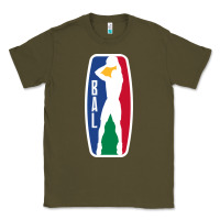 Army Green basketball africa league Classic Tee - linhVisuals