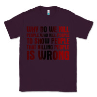 Plum why do we kill people who kill people to show that killing people Classic Tee - linhVisuals