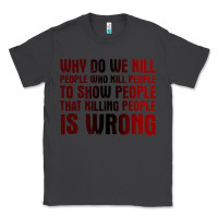Smoke why do we kill people who kill people to show that killing people Classic Tee - linhVisuals
