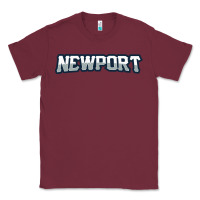 Burgundy Newport School Classic Tee - linhVisuals