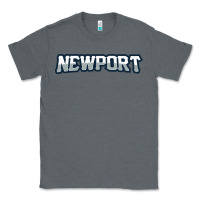 Charcoal Heather Newport School Classic Tee - linhVisuals