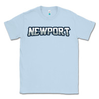 Dusty Blue Newport School Classic Tee - linhVisuals