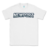 White Newport School Classic Tee - linhVisuals
