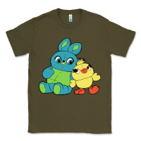 Army Green bunny and ducky Classic Tee - linhVisuals