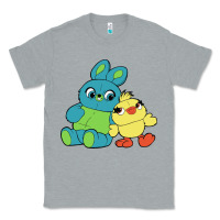 Heather Grey bunny and ducky Classic Tee - linhVisuals