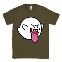 Army Green boo Classic Tee - linhVisuals