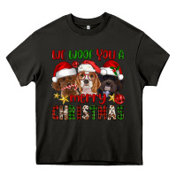 Asphalt We Woof You A Merry Christmas Heavy Core Tee - FaDigitalArtStudio