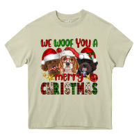 Mossy We Woof You A Merry Christmas Heavy Core Tee - FaDigitalArtStudio