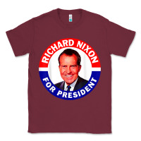 Burgundy richard nixon president usa vote election campaign t shirt Classic Tee - linhVisuals