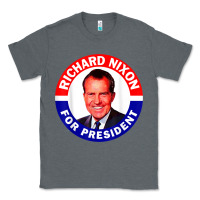 Charcoal Heather richard nixon president usa vote election campaign t shirt Classic Tee - linhVisuals