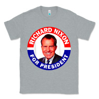 Heather Grey richard nixon president usa vote election campaign t shirt Classic Tee - linhVisuals
