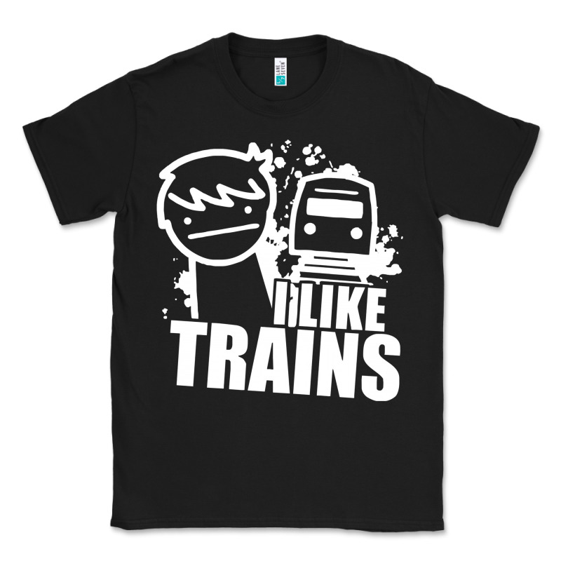 I Like Trains Classic Tee by linhVisuals | Teevron