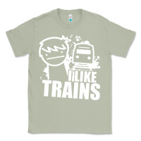 Matcha i like trains Classic Tee - linhVisuals