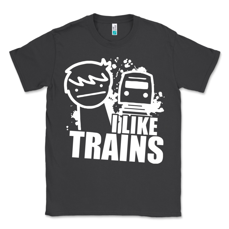 I Like Trains Classic Tee by linhVisuals | Teevron