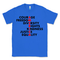 True Royal anti trump resist Classic Tee - linhVisuals