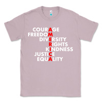 Lilac anti trump resist Classic Tee - linhVisuals